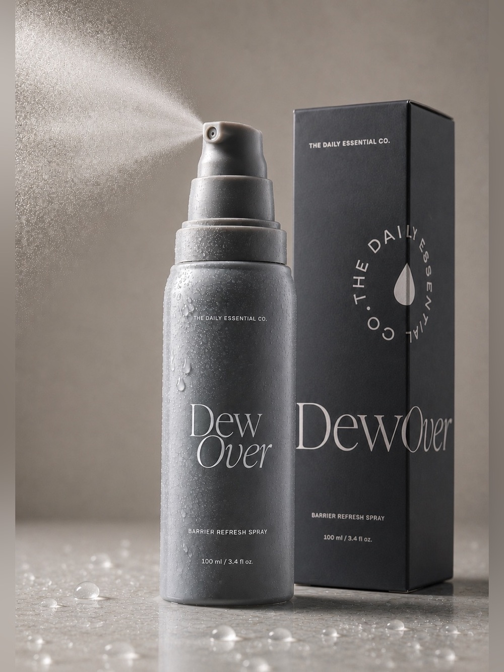 The Daily Essential Co. Dew Over Hypochlorous Acid Toner. 100 ml NIB